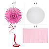 Pink & White Hanging Decorating Kit - 31 Pc. Image 1
