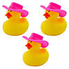 Pink Cowboy Hat Rubber Ducks Kit for 24 Image 1