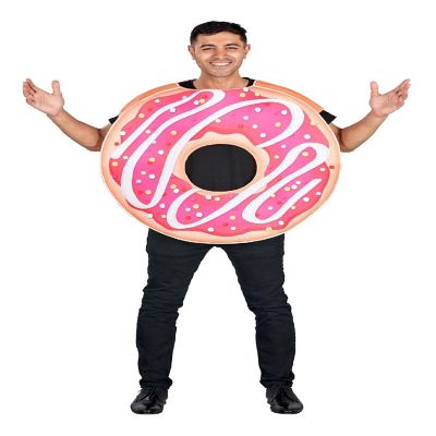 Pink Donut Adult Costume  One Size Image 1