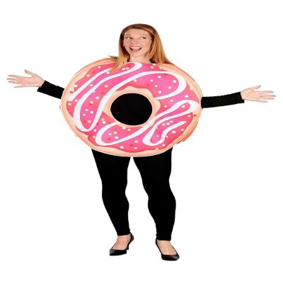Pink Donut Adult Costume  One Size Image 1