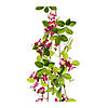 Pink Floral and Foliage Vine (Set of 6) Image 1