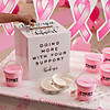 Pink Ribbon Donation Table Decorating Kit - 16 Pc. Image 1