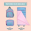 Pink Stripes 12 Inch Backpack Image 3