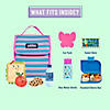 Pink Stripes Lunch Bag Image 2