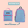 Pink Stripes Lunch Bag Image 3