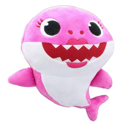 Pinkfong Shark Family 11 Inch Sound Plush - Mommy Shark Pink Image 1