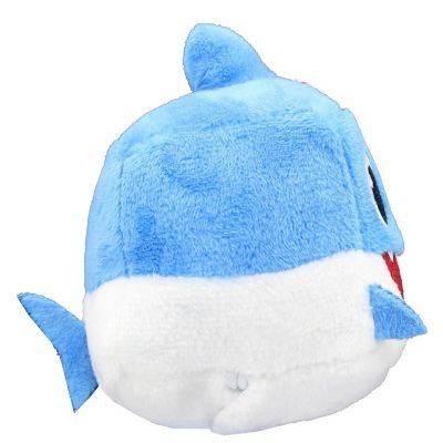 Pinkfong Shark Family 3 Inch Sound Cube Plush - Daddy Shark Blue Image 1