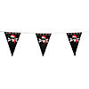 Pirate Plastic Pennant Banner Image 1