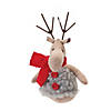 Plush Deer With Sweater Ornament (Set Of 12) 6"H Polyester Image 2