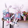 Plush easter rabbit shelf sitters (set of 2) Image 1