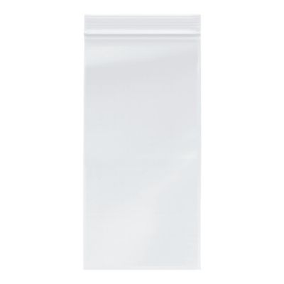 Plymor Zipper Reclosable Plastic Bags, 2 Mil, 5" x 10" (Pack of 100) Image 1