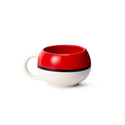 Pokemon Pokeball Molded Ceramic Coffee Mug Image 1