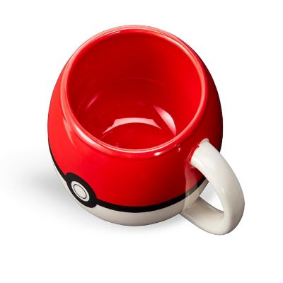 Pokemon Pokeball Molded Ceramic Coffee Mug Image 2