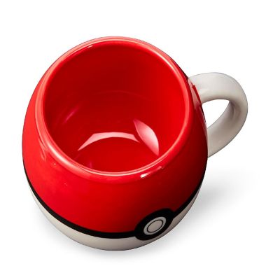 Pokemon Pokeball Molded Ceramic Coffee Mug Image 3