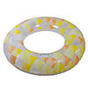 Pool Central Inflatable Yellow and Orange Mosaic Swimming Pool Ring Float 47-Inch Image 1