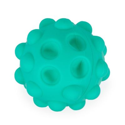 Pop Fidget Toy Pressure Relief Silicone Bubble Popping Game Ball  Teal Image 1