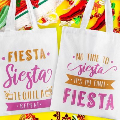 Pop Fizz Designs Bridesmaid Final Fiesta Canvas Bags Image 3