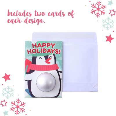 Pop Fizz Designs Christmas Bath Bomb Greeting Cards Image 1