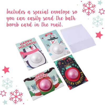 Pop Fizz Designs Christmas Bath Bomb Greeting Cards Image 3
