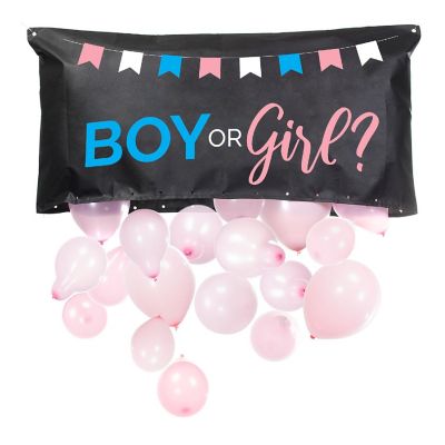 Pop Fizz Designs Gender Reveal Balloon Drop Bag - Boy or Girl? Image 1