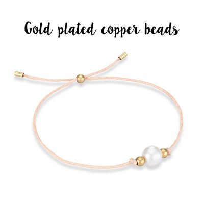 Pop Fizz Designs I Can't Tie The Knot Without You Rose Gold Plated Bridesmaid Bracelets Image 1