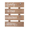 Positively Simple Family Blessing Wall Sign with Clips Image 1