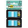 Post-it Flags - Blue, 50/Dispenser, 2 Dispenser/Pack, 3 Packs Image 1