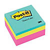Post-it Notes Cube, Ultra Colors, 3" x 3", Pack of 4 Image 1
