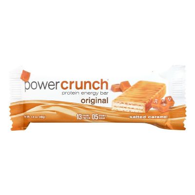 Power Crunch Bar - Original - Salted Caramel - 1.4 oz - Case of 12 Image 1