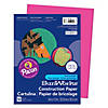 Prang Construction Paper, Hot Pink, 9" x 12", 50 Sheets Per Pack, 10 Packs Image 1