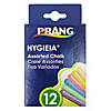 Prang Hygieia Dustless Board Chalk, 3-1/4" x 3/8", Assorted, 12 Per Box, 24 Boxes Image 1