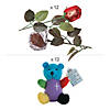 Prayer Bear & Chocolate Rose Gift Kit for 12 &#8211; 24 Pc. Image 1