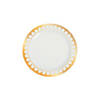 Premium Plastic Dessert Plates with Ornate Gold Trim - 25 Ct. Image 1