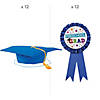 Preschool Graduation Mortarboard Hat & Jumbo Button Set for 12 Image 1