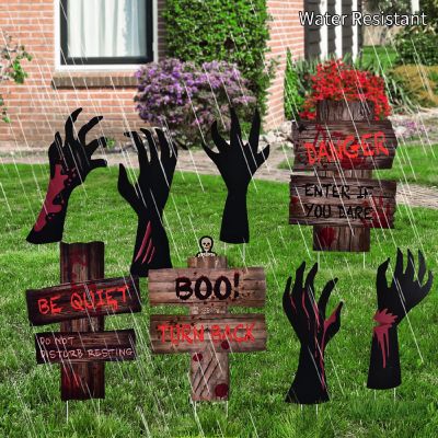 Presence -  Bloody Hands Halloween Yard Signs Image 2