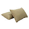 Presidio 16" x 24" Lumbar Indoor/Outdoor Pillow with Piping, 2-Pack - Beige Sand Image 1