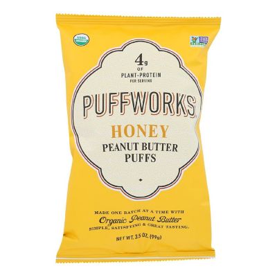 Puffworks - Puffs Honey Peanut Butter Gluten Free - Case of 8-3.5 OZ Image 1