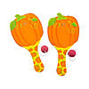 Pumpkin Paddle Ball Games - 12 Pc. Image 1