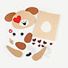 Puppy Valentine Card Holders Craft Kit - Makes 12 Image 1