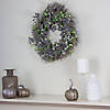 Purple Mini Berry Artificial Thanksgiving Wreath  22-Inch Unlit Image 1