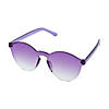 Purple Rimless Sunglasses &#8211; 12 Pc. Image 1