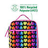 Rainbow Hearts Recycled Eco Lunch Bag Image 2