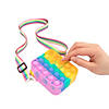 Rainbow Purse Lotsa Pops Popping Toys - 3 Pc. Image 1