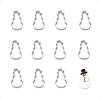 R&M International Snowman with Top Hat 4" Cookie Cutter Image 1