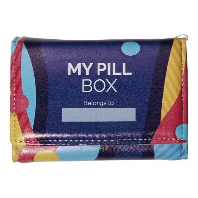 RE-FOCUS THE CREATIVE OFFICE Weekly Pill Box Organizer, My Pill Box, Bright Image 1