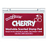 Ready 2 Learn Washable Stamp Pad - Cherry Scent, Dark Red - Pack of 6 Image 1