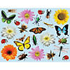 Realistic Bugs & Flowers Sticker Scenes - 12 Pc. Image 2