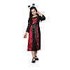 Red and Black Spider Princess Girl Child Halloween Costume - Medium Image 1