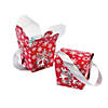 Red & White Snowflake Takeout Boxes - 24 Pc. Image 1