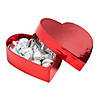Red Heart-Shaped Favor Boxes - 12 Pc. Image 1